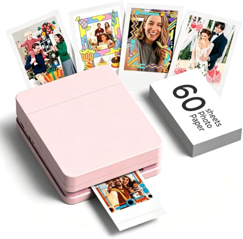 Nelko PP01 Portable Photo Printer with 60 Sheets
