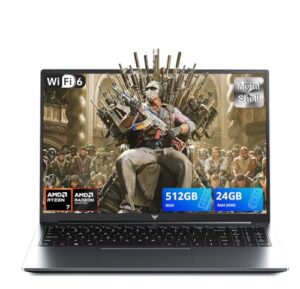 16.1" Gaming Laptop with Ryzen 7 H255 Processor up to 4.9GHz (Beat 13th i7-13800H)