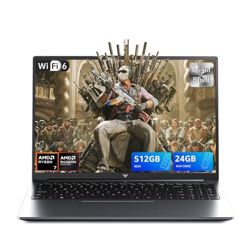 16.1" Gaming Laptop with Ryzen 7 H255 Processor up to 4.9GHz (Beat 13th i7-13800H)