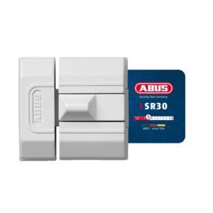 ABUS SR30 Slide Bolt Lock – Keyless Security Lock for Doors & Windows – Fits Left & Right Opening – Compact