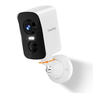 fanxiang 2K Wireless Security Camera Outdoor Rechargeable Battery Camera WiFi