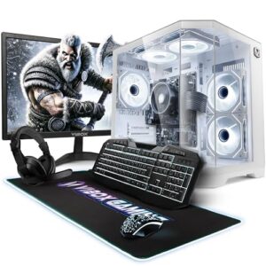 Vibox I-507 Gaming PC Bundle • AMD Ryzen 3 3200G Quad-Core • Integrated Radeon Vega 8 • 16GB RAM • 1TB SSD • Windows 11 • 22" Monitor • WiFi