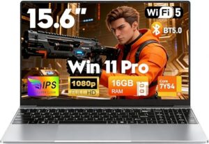2026 15.6 inch Laptop 16GB RAM 512GB SSD Business laptop computer i5-7Y54 up to 3.2 GHz