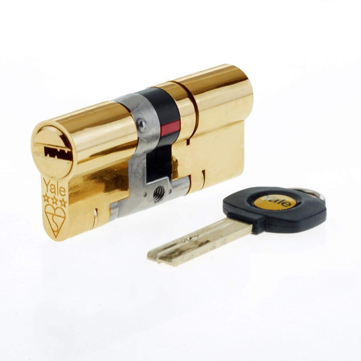 Yale B-YS3-5045B Anti-Snap 3 Star Euro Double Cylinder