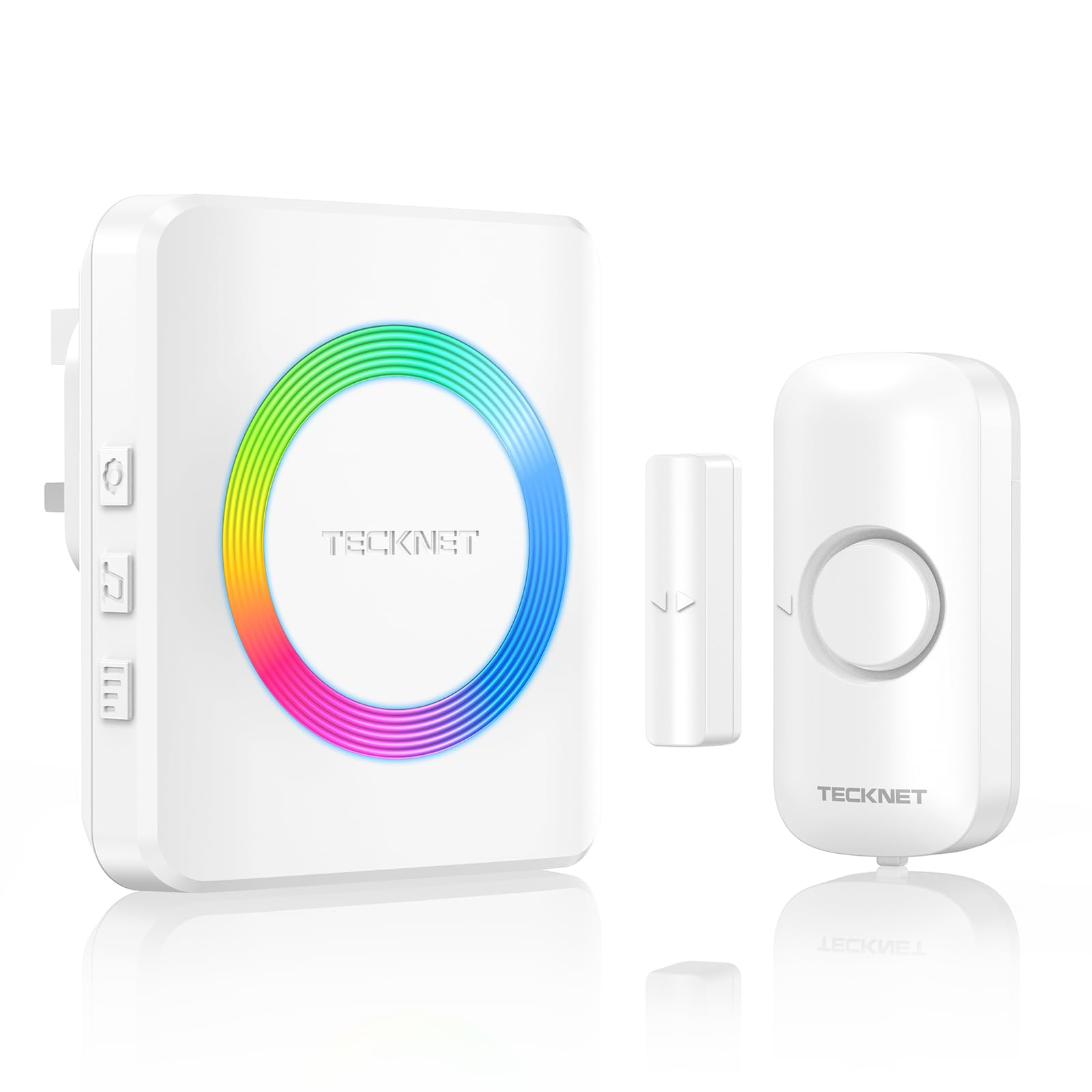 TECKNET Wireless Door Sensor Alarm 1148FT Operating Range