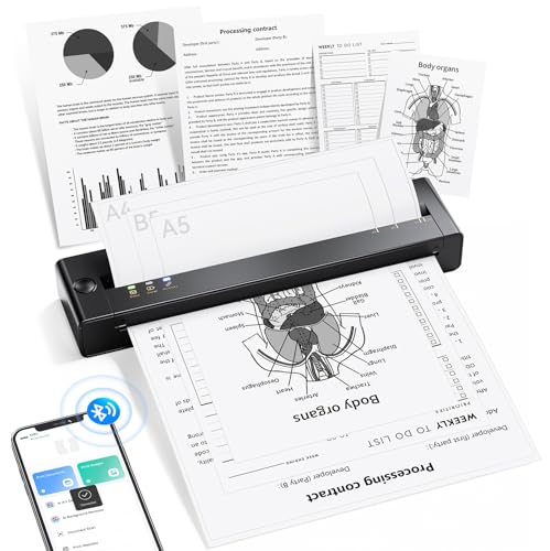 TATTMUSE Portable Thermal Printer A4