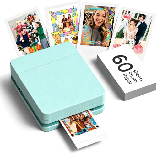 Nelko PP01 Portable Photo Printer with 60 Sheets