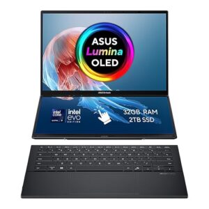 ASUS Zenbook Duo 14 OLED UX8406CA Laptop | 14.0" Full HD+ Dual-OLED Touchscreen | Intel Core Ultra 9-285H | 32GB RAM | 2TB SSD | Detachable Keyboard | Windows 11