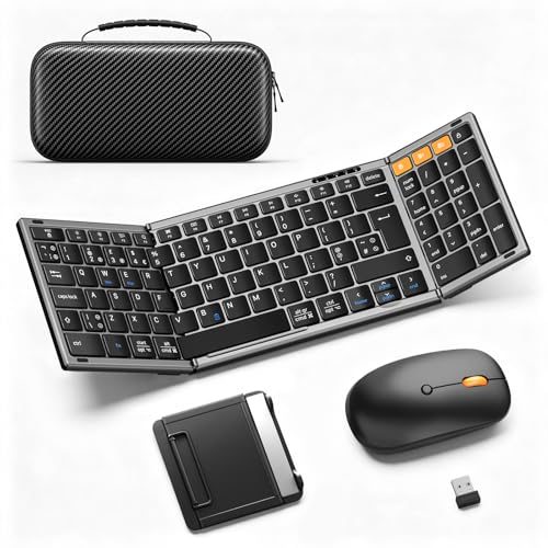 Foldable Keyboard and Mouse Combo