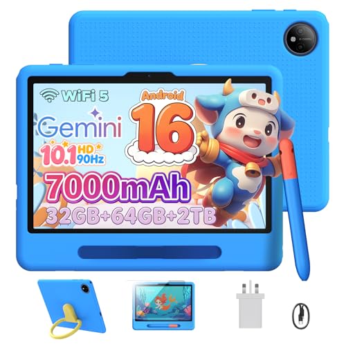 P10 Kid Kids Tablet with Silicone Case & Stylus Pen