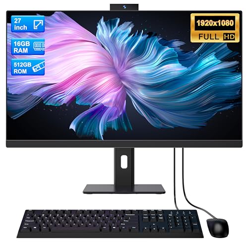 27 Inch All-in-One Computer FHD Desktop PC