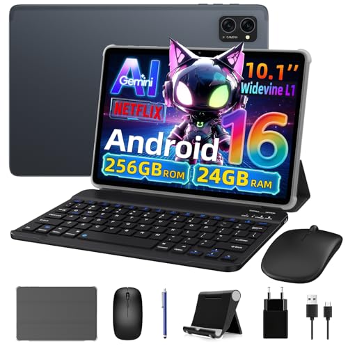 Android 16 Tablet with Keyboard