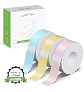 Thermal Labels for Nelko PM220 Label Maker, 2 inch (50mm) Round Thermal Label, Waterproof, Multi-...