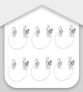 Window Restrictors, HOMGEN 6pcs Professional Security Childproof Window Locks Window Safety Restr...
