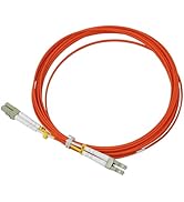 Labgear Fibre Optic Cable 5m - LC to LC Multimode Duplex OM4 LSZH Digital Audio Fibre Patch Cable...
