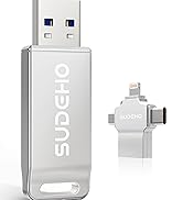 USB-C type adapter or connector shown from multiple angles, featuring a gray metallic design with USB port.