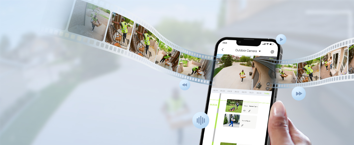 Smartphone displaying a photo gallery app with a strip of dog images above, suggesting a pet-related application or feature.