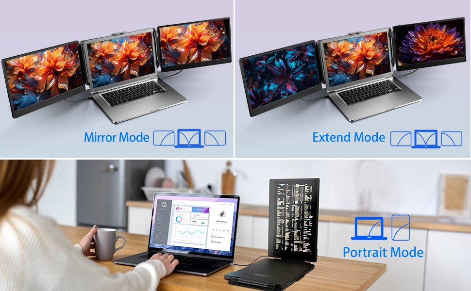 a desk with a laptop and a monitor