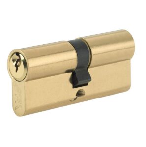 Yale P-ED3030-PB - Euro Cylinder Lock - 30/30 (70mm) / 30:10:30 - Brass Finish - Standard Security