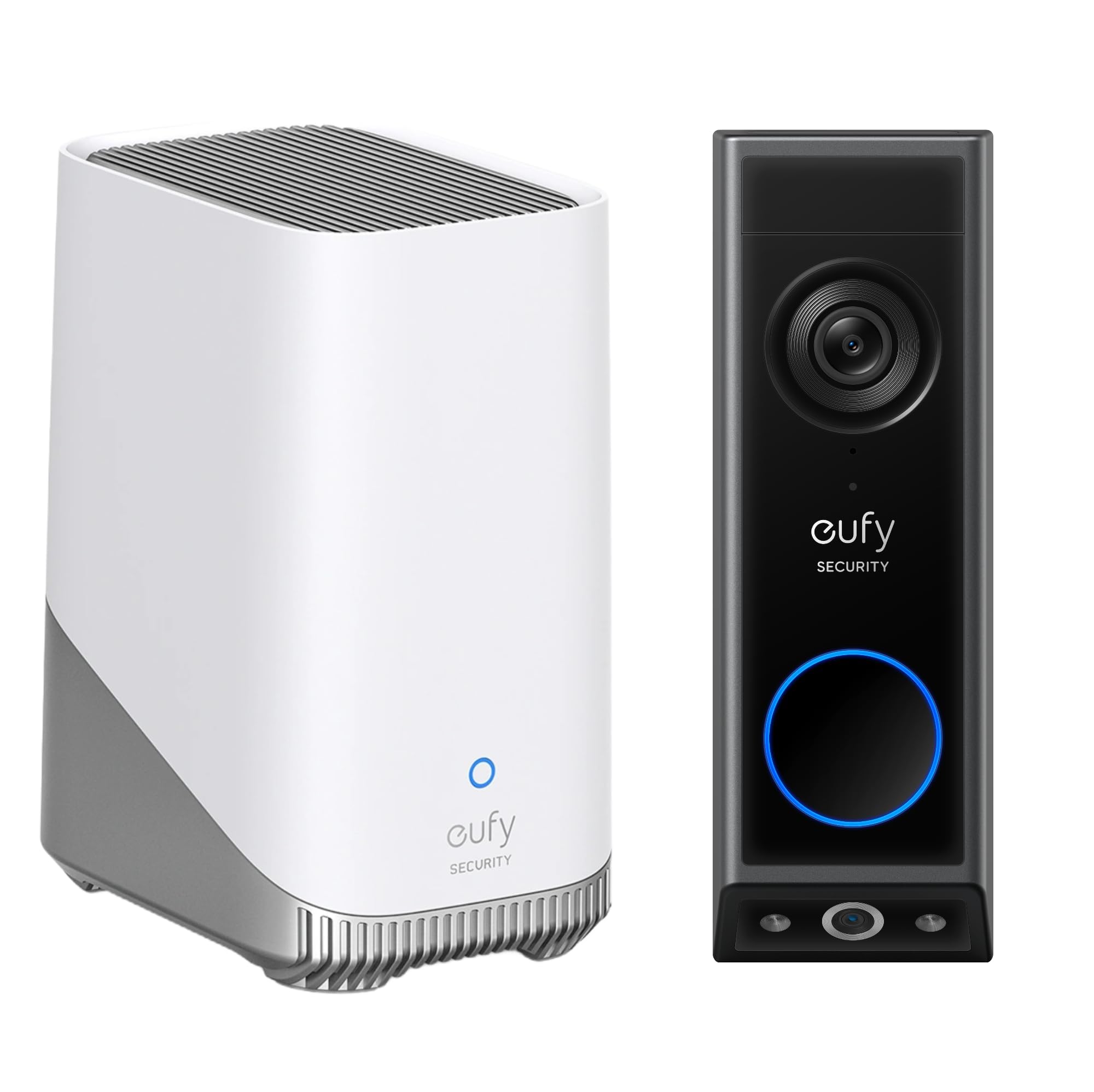 eufy Security Video Doorbell E340 Dual Cameras with HomeBase 3，Delivery Guard 2K Full HD Wireless Video Doorbell Camera