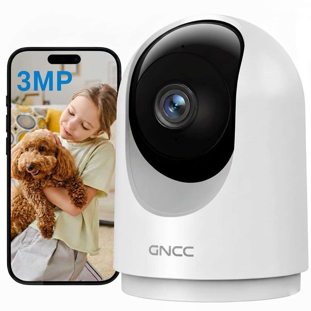 GNCC 2K/3MP Indoor Security Camera WiFi