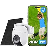 EZVIZ 4K LTE Security Camera Outdoor with 4G/WiFi, Human/Vehicle/20+ Animal Detection, 360° PTZ, ...