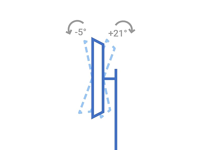 Series of blue line drawings or symbols, appearing to be directional indicators or instructional graphics.