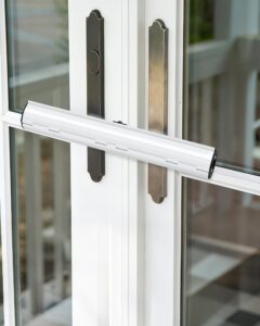 eSynic Keyless French Patio Door Lock Professional French Door Security Lock High Security French Courtyard Door Lock Zinc Alloy Greenhouse Deadlock for Home Office etc