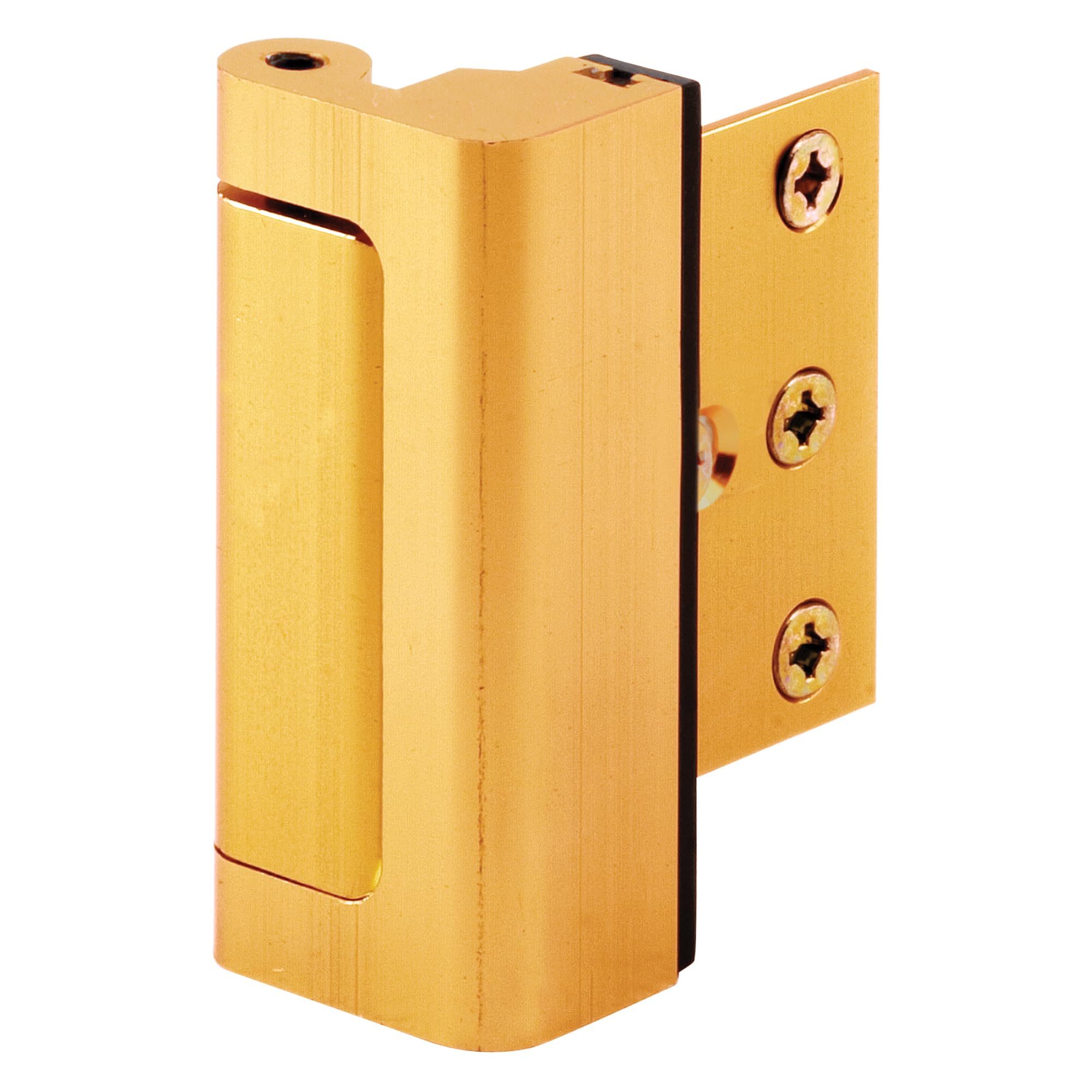 Defender Security Gold Anodized U 10826 Door Reinforcement Lock – Add Extra