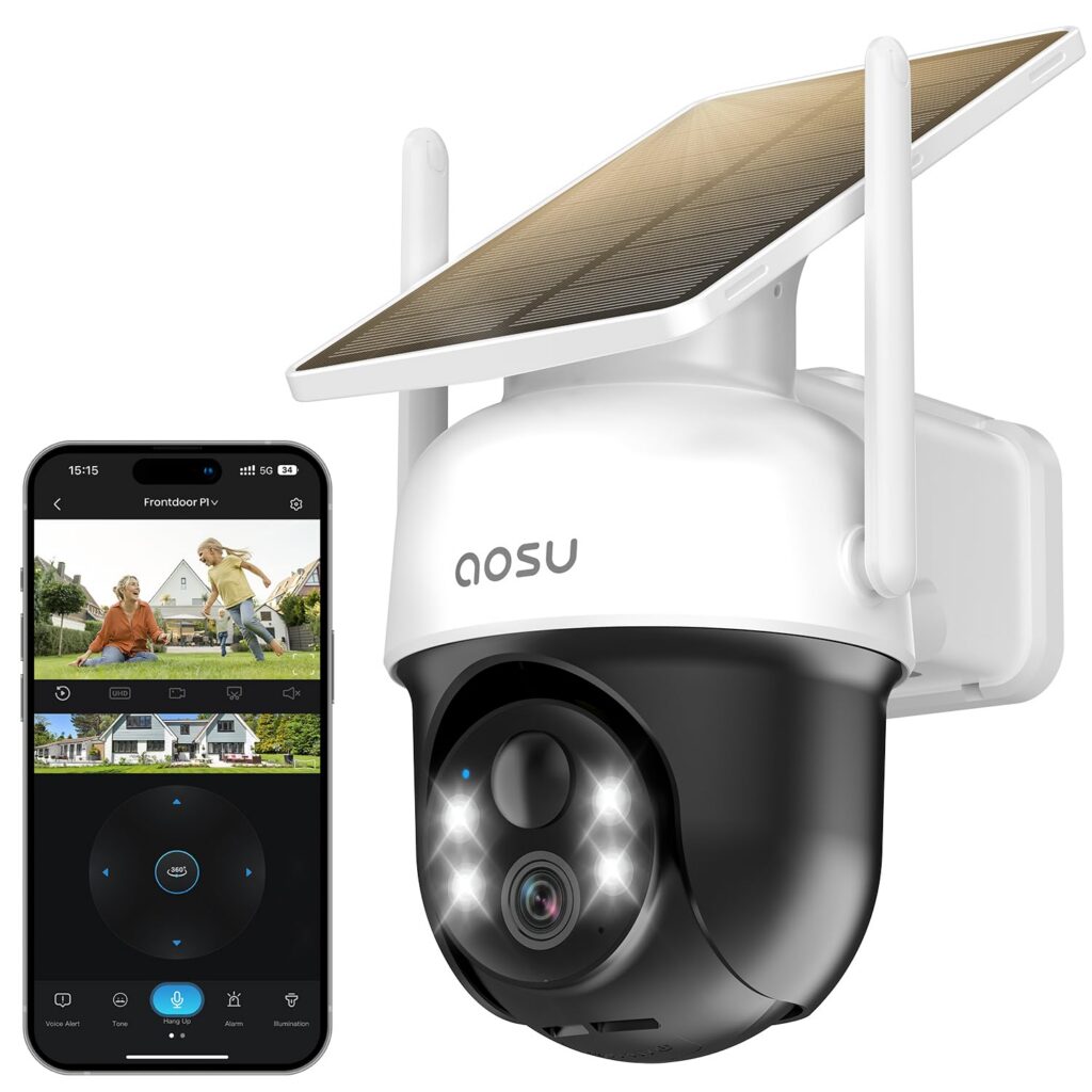 aosu 2K/3MP WiFi Security Camera Outdoor Wireless