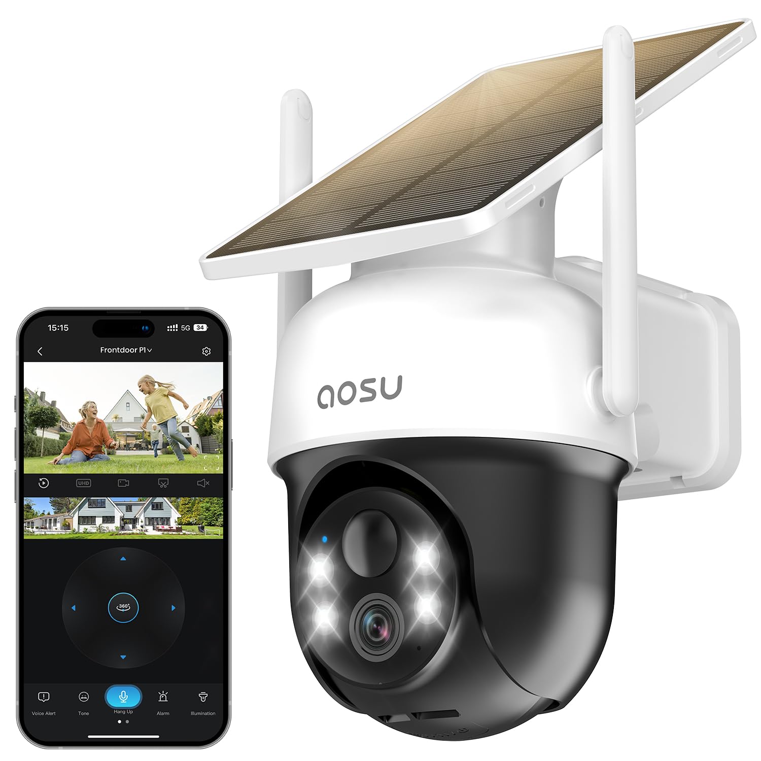 aosu 2K/3MP WiFi Security Camera Outdoor Wireless