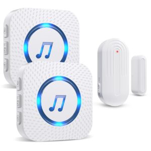 SANJIE Wireless Door Open Alarm Sensor Chime for Home Security Business Shop Office When Entering