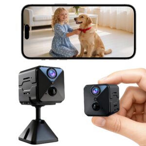 javiscam Fully Upgraded 4K Hidden Camera Mini Spy Camera