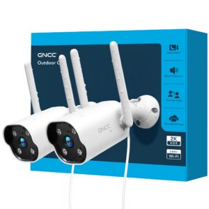 GNCC 2-Pack Security Camera Outdoor