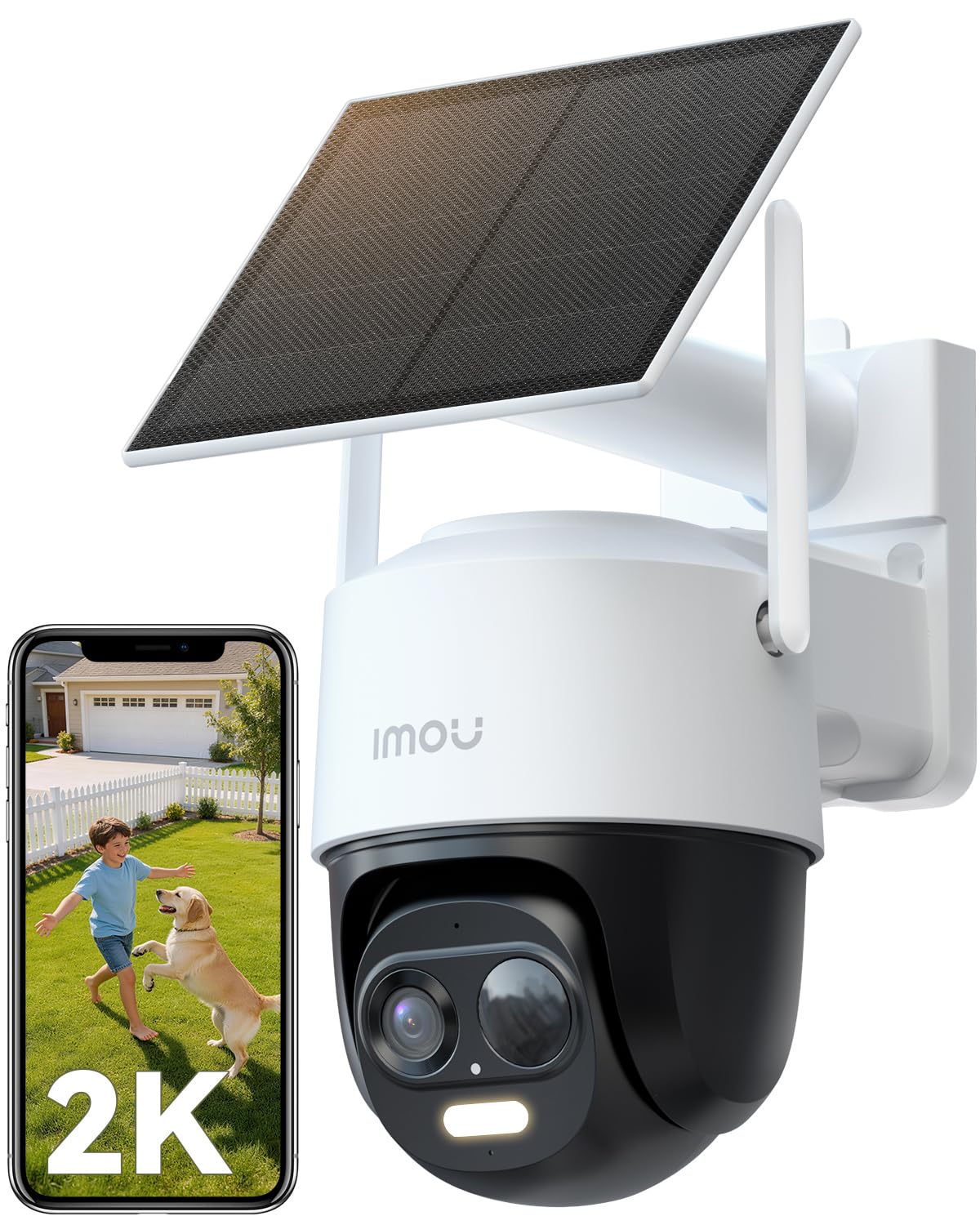 Imou 2K Solar Security Camera Outdoor Wireless