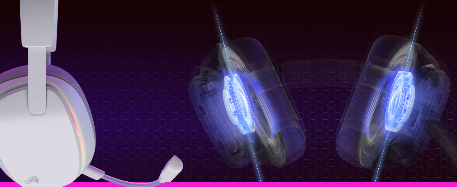 Dark background image showing blue illuminated elements, appears to be electronic device with glowing components.