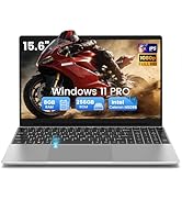 Kayoote 15.6 inch Win 11 Pro Laptop Computer, Ryzen 5 3500U, 16GB RAM, 1TB SSD, Laptops with Fing...
