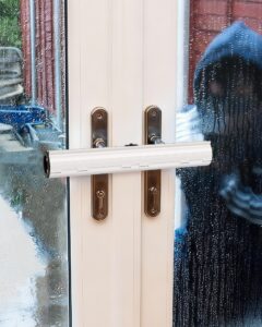 HOMGEN Patio Door Security Lock - High Security French Door Security Lock - Professional Door Safety Locks for French Double Doors Conservatory Doors - Easy Install