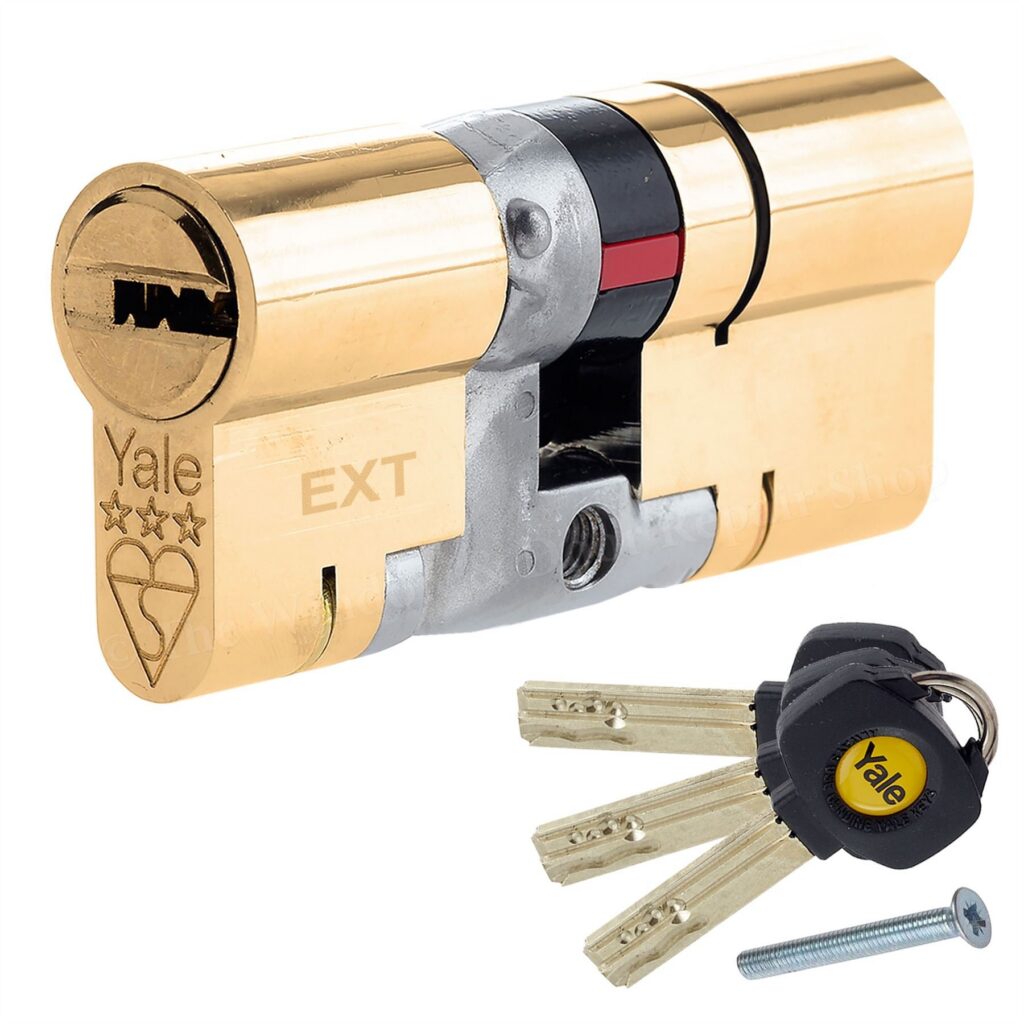 Yale P-YS3-4550B Euro Double 3 Star Cylinder