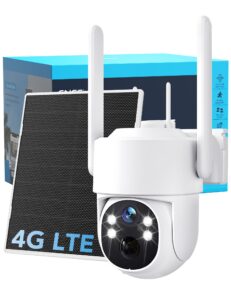 GNCC 4G LTE Security Camera Outdoor Wireless