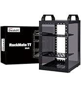 GeeekPi DeskPi RackMate TT Accessories 7 inch 0.5U Rack Shelf, 0.5U Server Rack Shelf Vented Rack...