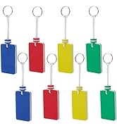 WEBEEDY 21 PCS Boat Floating Keychain 7 Colo Oval Floating Keychain Waterproof Fishing Accessorie...