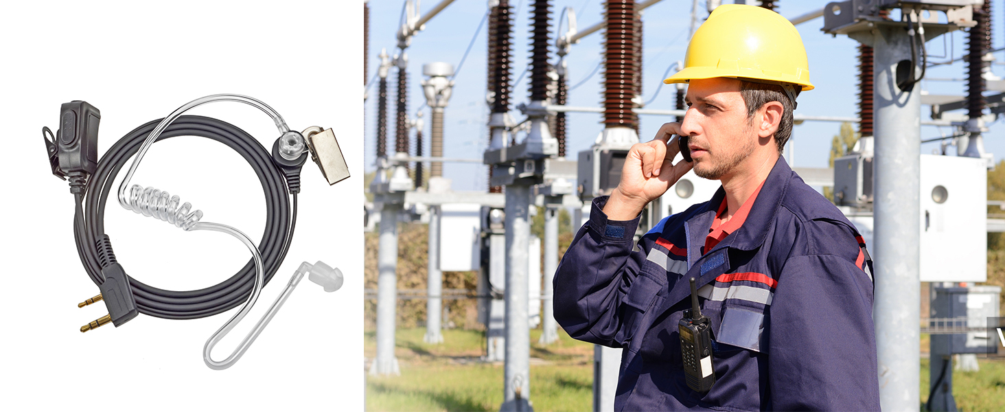 a man in a hard hat and a yellow hard hat talking on a cell phone.