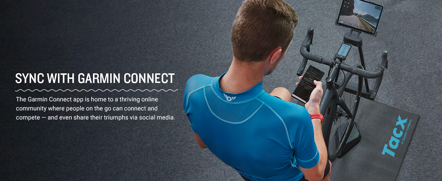 Sync with garmin connect