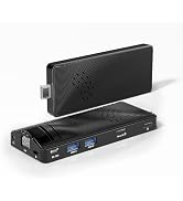 OuuOee Fanless Mini PC Stick, Micro Desktop Computer Stick Celeron J3455 4GB 64GB eMMC (1.5 GHz),...