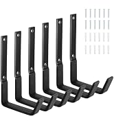 Faankiton Heavy Duty Garage Storage Hooks, Wall Mount Steel Utility Hanger | 6 Garage Hooks, Wall...