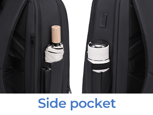 Text reads: 'Luggage straps'. Close-up view of black luggage strap mechanism with chevron-patterned grip surface and adjustable buckle.