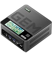AOOSTAR GEM12+ Mini PC Gaming Ryzen 7 Pro 8845HS Barebones desktop Computer with Dual DDR5 and Tw...