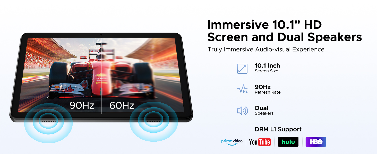 Text reads 'Immersive 10.1