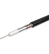 Labgear Coaxial Satellite Cable 250m Drum RG6 White Digital Aerial, Data & Satellite Coax TV Cabl...